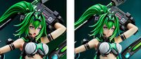 『新次元ゲイム ネプテューヌVII』ネクストグリーンの1/7フィギュアが登場。しなやかで洗練されたフォルムを再現。背部・腕・足の各ユニットはキャストオフ可