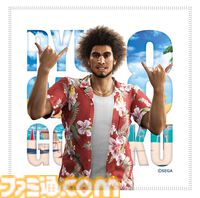 『龍が如く8』アロハポーズを決める桐生一馬＆春日一番のタペストリーで気分上々。ポップアップショップ商品の予約受付が開始