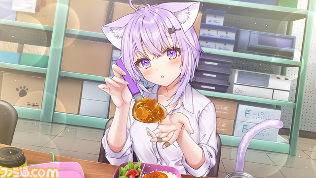『おかゆにゅ～～む！』急遽延期となっていたSteam版が配信開始。猫又おかゆと甘々な同棲生活が楽しめる純愛ノベルゲーム