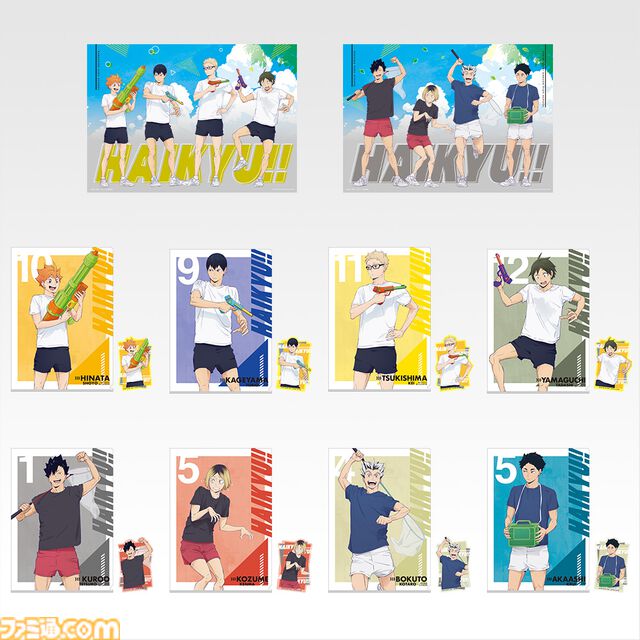 『ハイキュー!!』一番くじが本日（8/15）発売。ヒナガラスのふわふわなクッションがかわいい＆抱きしめたい