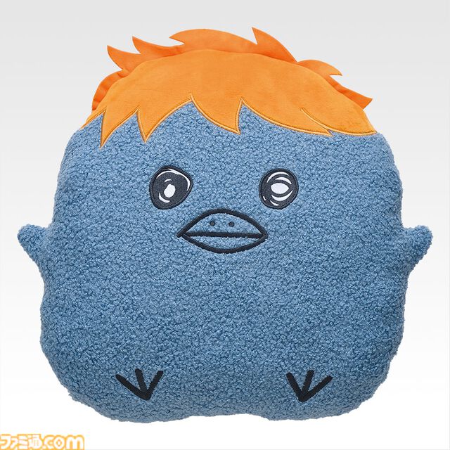 『ハイキュー!!』一番くじが本日（8/15）発売。ヒナガラスのふわふわなクッションがかわいい＆抱きしめたい