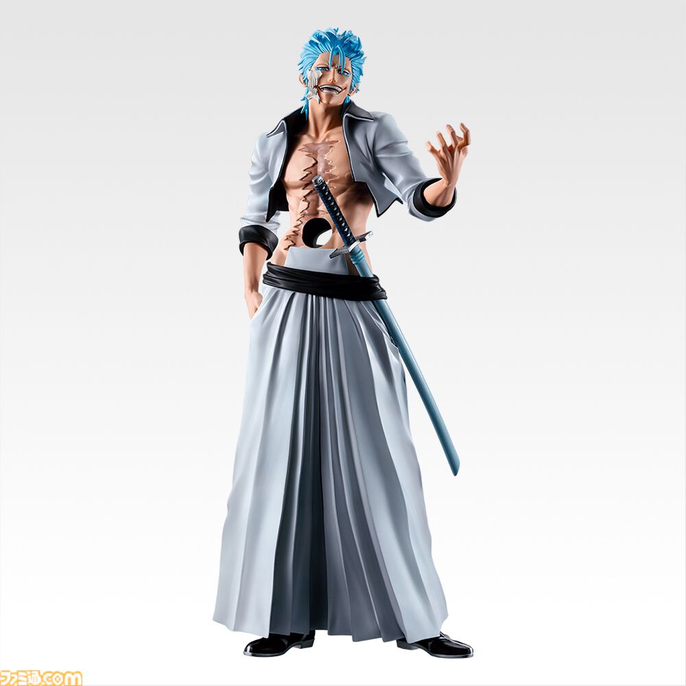 BLEACH　グリムジョー　日番谷冬獅郎　更木剣八　涅マユリ　フィギュア BLEACH千年血戦篇フィギュア・涅マユリ・更木剣八・日番谷冬獅郞