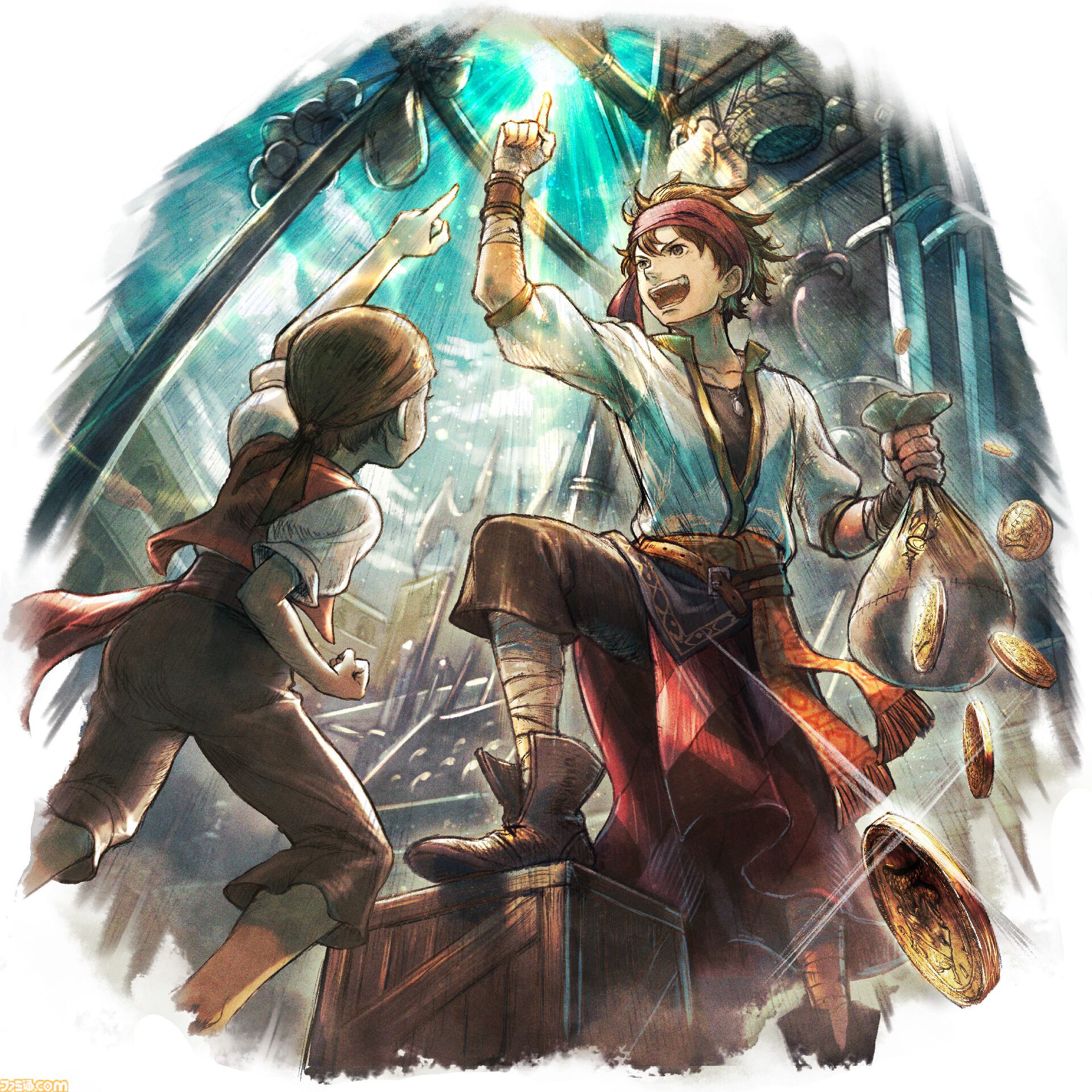 『オクトパストラベラー0』オルステラ大陸で描かれる復讐の物語。故郷を復興させるタウンビルド、主人公のジョブ選択、アビリティ付け替えなど新要素を紹介