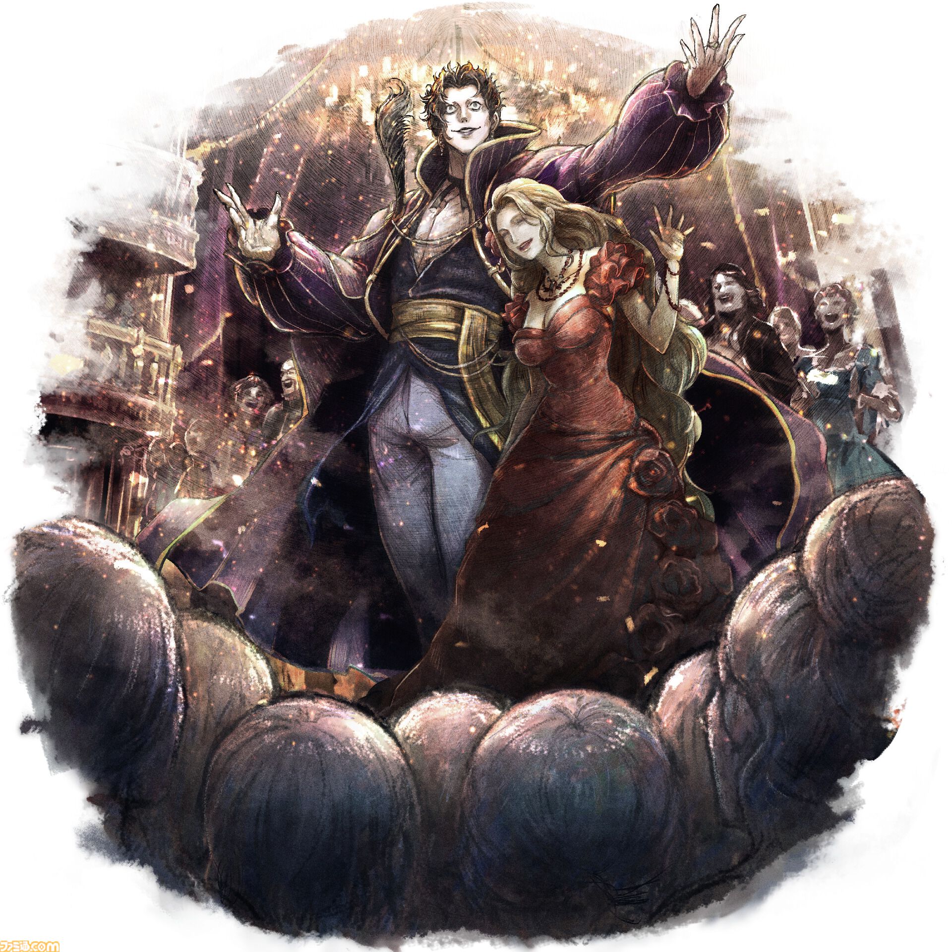 『オクトパストラベラー0』オルステラ大陸で描かれる復讐の物語。故郷を復興させるタウンビルド、主人公のジョブ選択、アビリティ付け替えなど新要素を紹介