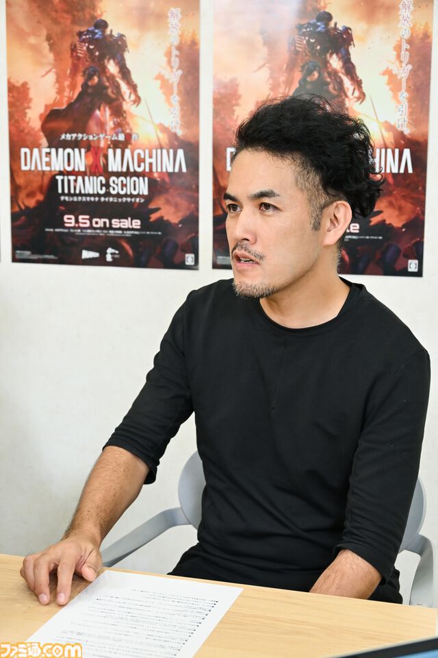 【デモエク新作】『デモンエクスマキナ タイタニックサイオン』河森正治氏×佃健一郎氏インタビュー。すべてのデザイナー必見。『マクロス』作者でメカデザインの一流・河森正治氏が語る“デザイン論”