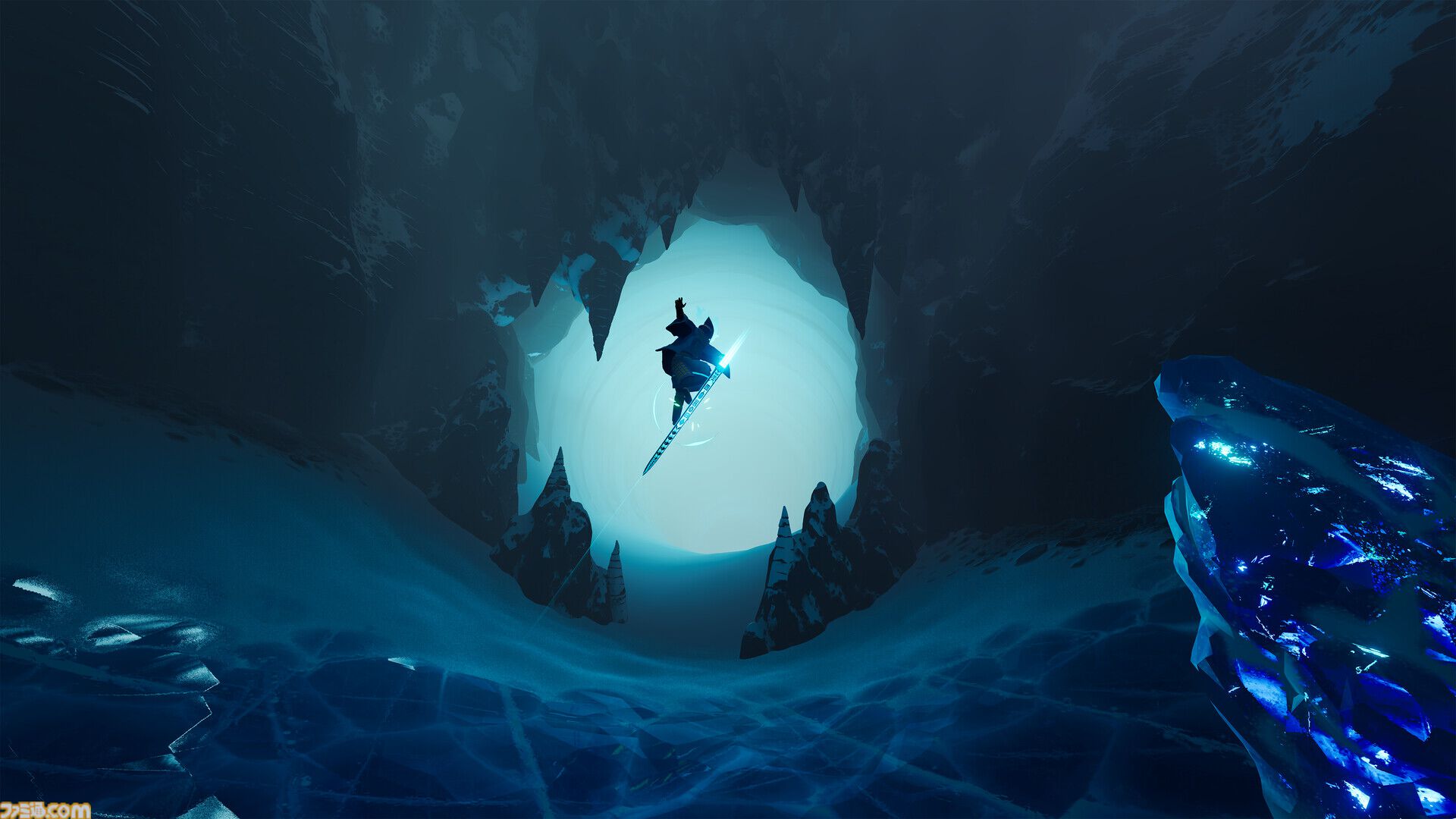 『風ノ旅ビト』クリエイターが贈る新作サーフィンアドベンチャー『Sword of the Sea』本日（8/19）配信。砂と海広がる不毛の地でトリックきめながら爽快に駆ける