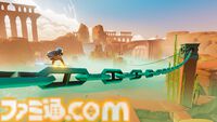 『風ノ旅ビト』クリエイターが贈る新作サーフィンアドベンチャー『Sword of the Sea』本日（8/19）配信。砂と海広がる不毛の地でトリックきめながら爽快に駆ける