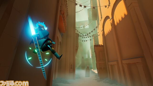 『風ノ旅ビト』クリエイターが贈る新作サーフィンアドベンチャー『Sword of the Sea』本日（8/19）配信。砂と海広がる不毛の地でトリックきめながら爽快に駆ける