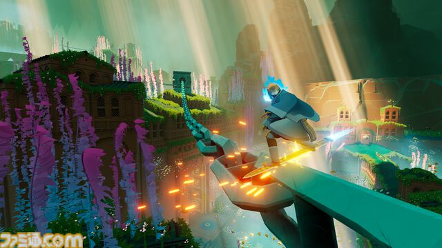 『風ノ旅ビト』クリエイターが贈る新作サーフィンアドベンチャー『Sword of the Sea』本日（8/19）配信。砂と海広がる不毛の地でトリックきめながら爽快に駆ける