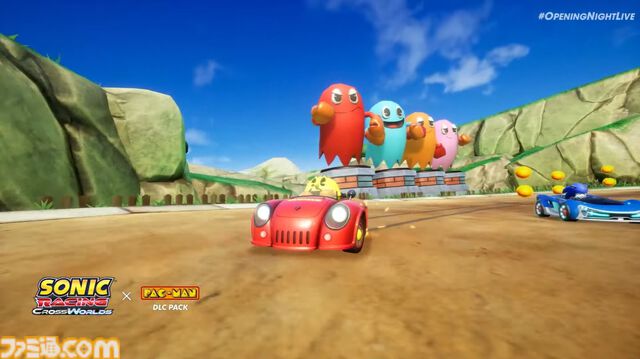 『ソニックレーシング クロスワールド』にパックマン参戦。『パックマンワールド2 リ・パック』にソニック参戦。クロスオーバーコラボが発表【gamescom 2025】