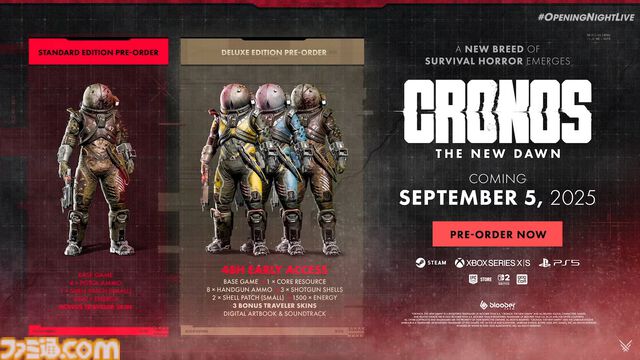 『Cronos: The New Dawn』発売日が9月5日に決定。クリーチャーとの死闘だけでなくかわいい猫ちゃんも登場する新映像が公開【gamescom 2025】
