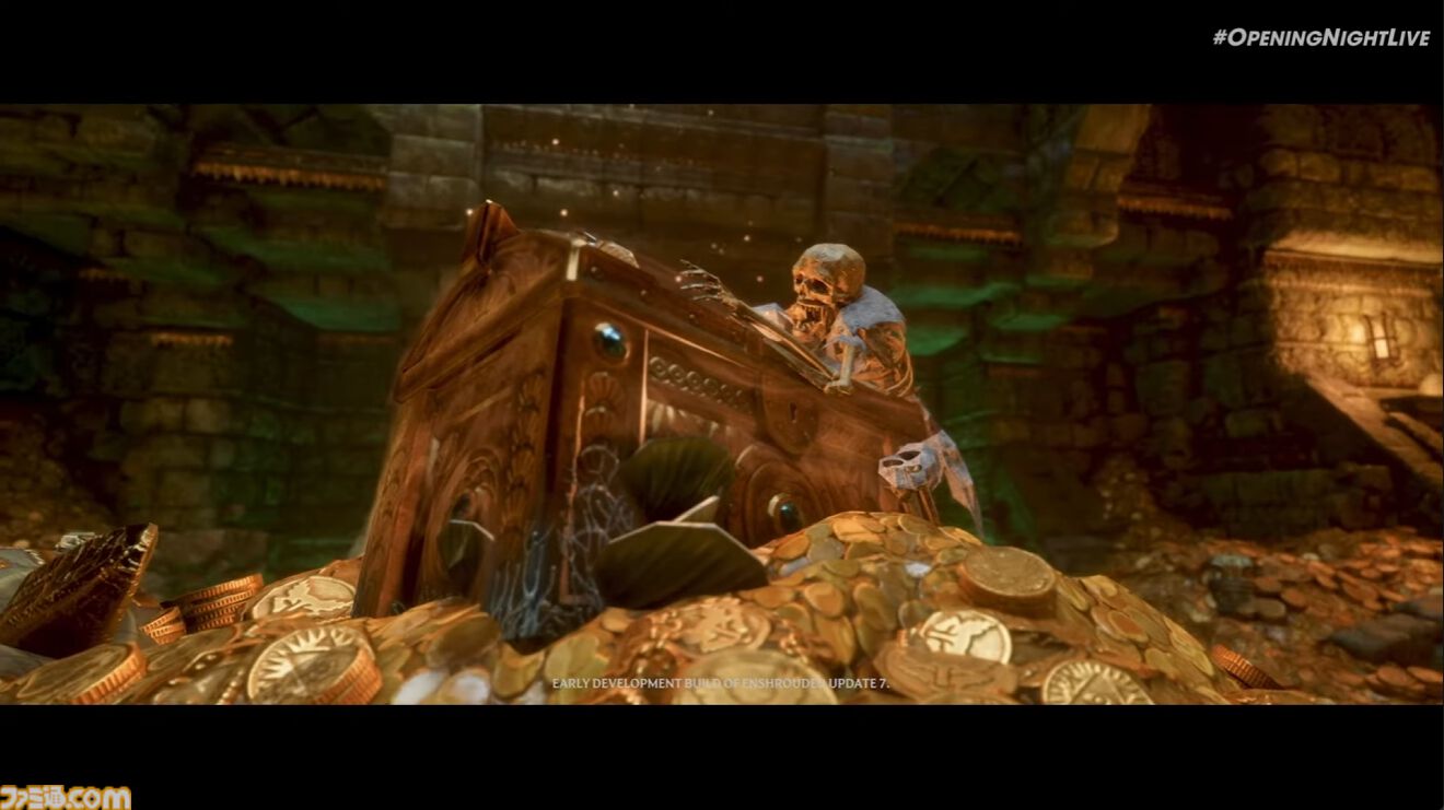 『Enshrouded』追加コンテンツ『WAKE OF THE WATER』が発表。ロマン溢れるお宝部屋、5人で起動する謎の魔法陣、巨大な雄たけびを上げるボス。海に潜む古代都市が描かれた映像が公開【gamescom 2025】