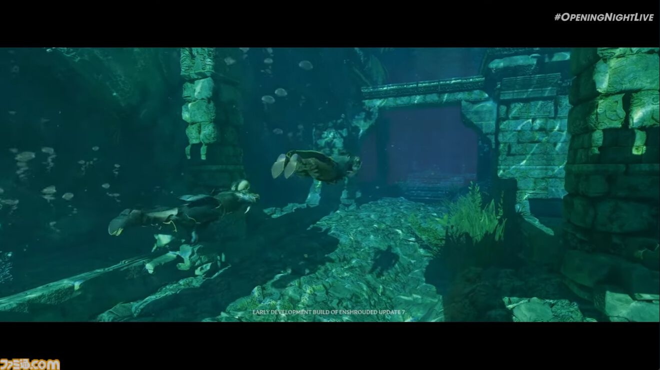 『Enshrouded』追加コンテンツ『WAKE OF THE WATER』が発表。ロマン溢れるお宝部屋、5人で起動する謎の魔法陣、巨大な雄たけびを上げるボス。海に潜む古代都市が描かれた映像が公開【gamescom 2025】