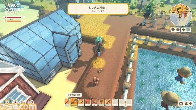 【Dinkum(ディンカム)プレイ日記】激闘、釣り大会。釣果を求めて右往左往。作ったオートバイを走らせて溜まったストレスを解消してみたり