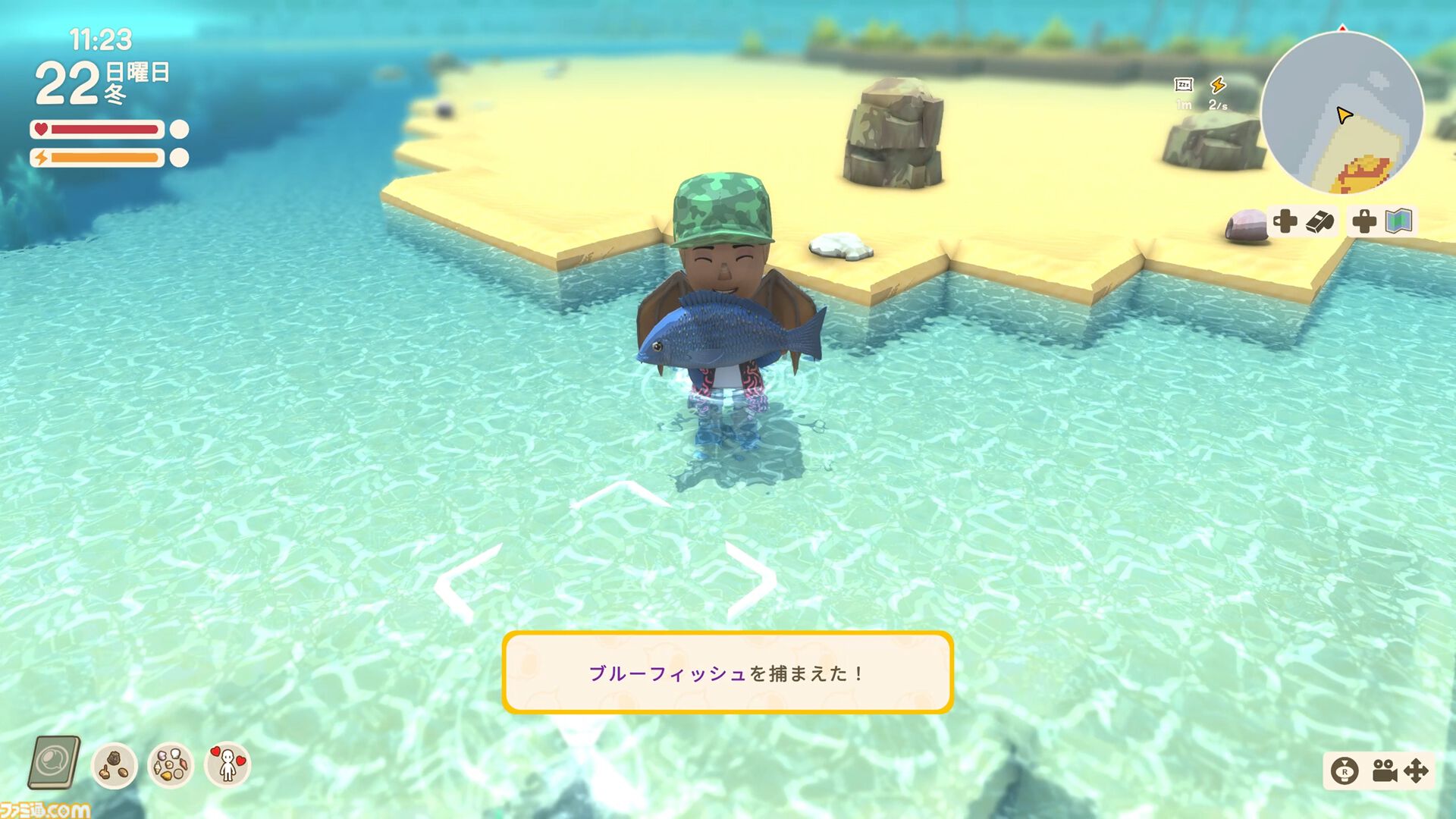 【Dinkum(ディンカム)プレイ日記】激闘、釣り大会。釣果を求めて右往左往。作ったオートバイを走らせて溜まったストレスを解消してみたり