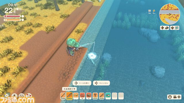 【Dinkum(ディンカム)プレイ日記】激闘、釣り大会。釣果を求めて右往左往。作ったオートバイを走らせて溜まったストレスを解消してみたり