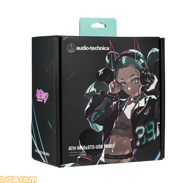 【初音ミク】コラボヘッドセットがオーディオテクニカより登場、8月22日10時より数量限定で販売。メインビジュアルは人気イラストレーター・LAM氏描き下ろし