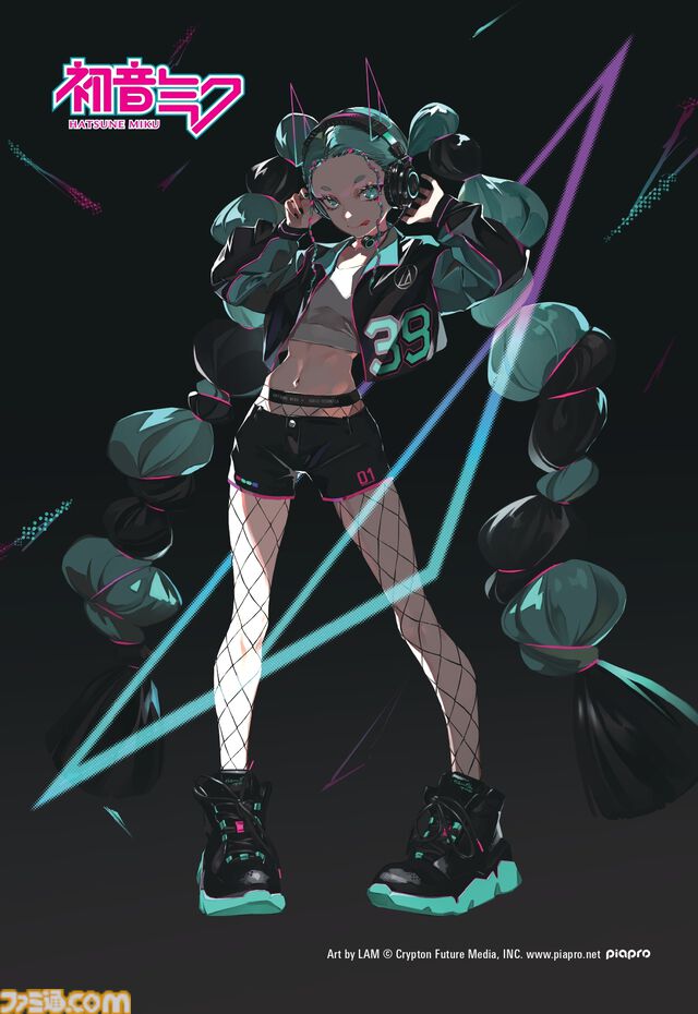 【初音ミク】コラボヘッドセットがオーディオテクニカより登場、8月22日10時より数量限定で販売。メインビジュアルは人気イラストレーター・LAM氏描き下ろし