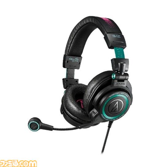【初音ミク】コラボヘッドセットがオーディオテクニカより登場、8月22日10時より数量限定で販売。メインビジュアルは人気イラストレーター・LAM氏描き下ろし