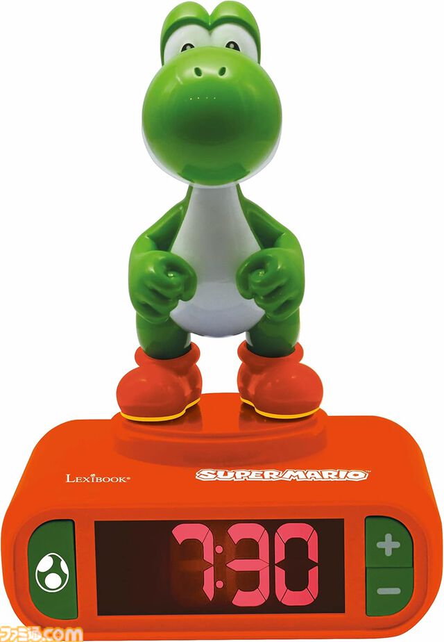 マリオとヨッシーの“フィギュア目覚まし時計”が新登場。『スーパーマリオ』らしい目覚ましサウンドで朝をより楽しく。12月上旬発売