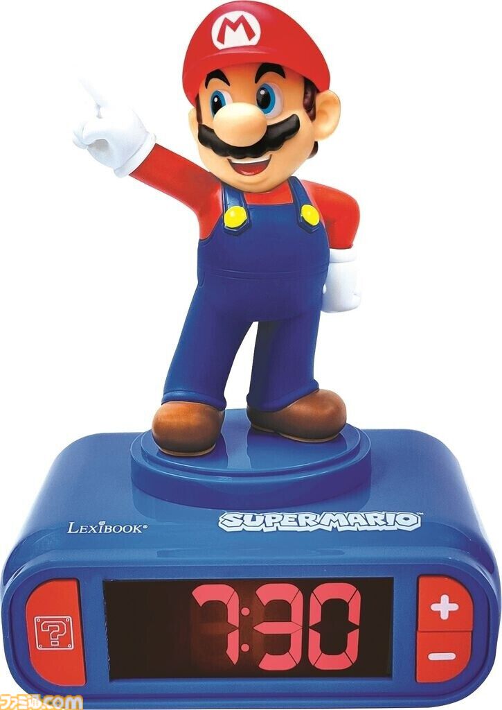 マリオとヨッシーの“フィギュア目覚まし時計”が新登場。『スーパーマリオ』らしい目覚ましサウンドで朝をより楽しく。12月上旬発売