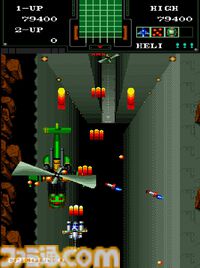【アケアカ】『航空騎兵物語』8月21日に発売。1988年にSNKから発売されたシューティング。戦闘用ヘリを操縦して戦い、故郷に平和をもたらせ