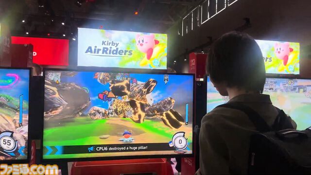 『カービィのエアライダー』を世界最速でプレイ！ シティトライアルは『エアライド』の魅力をそのままに劇的進化。アイテム＆マシンの出現数アップや多彩なイベントなど密度濃すぎる！
