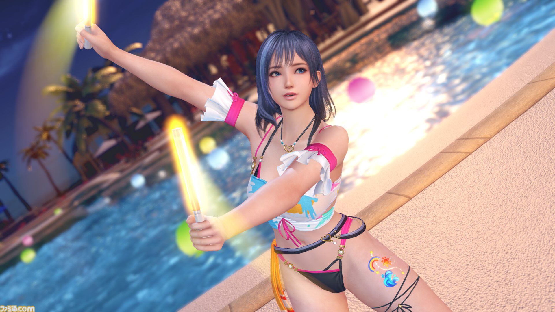 『DOAXVV』モニカトゥルーカラーアプデインタビュー。挑発的なセクシーディーラーの立場が彼女の課題になっていた。超えると見える、キュートな一面。新専用水着は、1着にデザイン2着が含まれた超特別仕様に