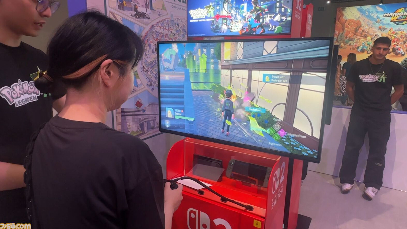 『ポケモンレジェンズZ-A』メガシンカはゲージを溜めて発動！ 時間制限ありだが、同バトルの中で再び発動できる。リアルタイムならではのアクション性のあるバトルが楽しい