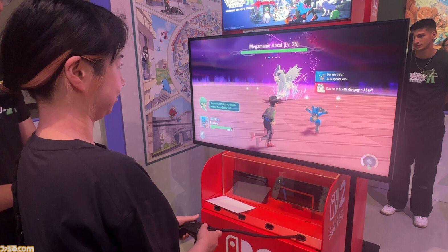 『ポケモンレジェンズZ-A』メガシンカはゲージを溜めて発動！ 時間制限ありだが、同バトルの中で再び発動できる。リアルタイムならではのアクション性のあるバトルが楽しい
