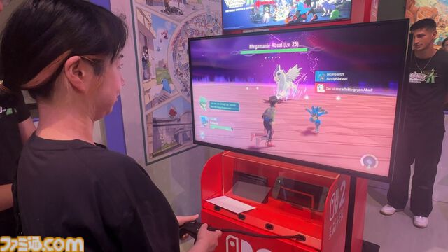 『ポケモンレジェンズZ-A』メガシンカはゲージを溜めて発動！ 時間制限ありだが、同バトルの中で再び発動できる。リアルタイムならではのアクション性のあるバトルが楽しい