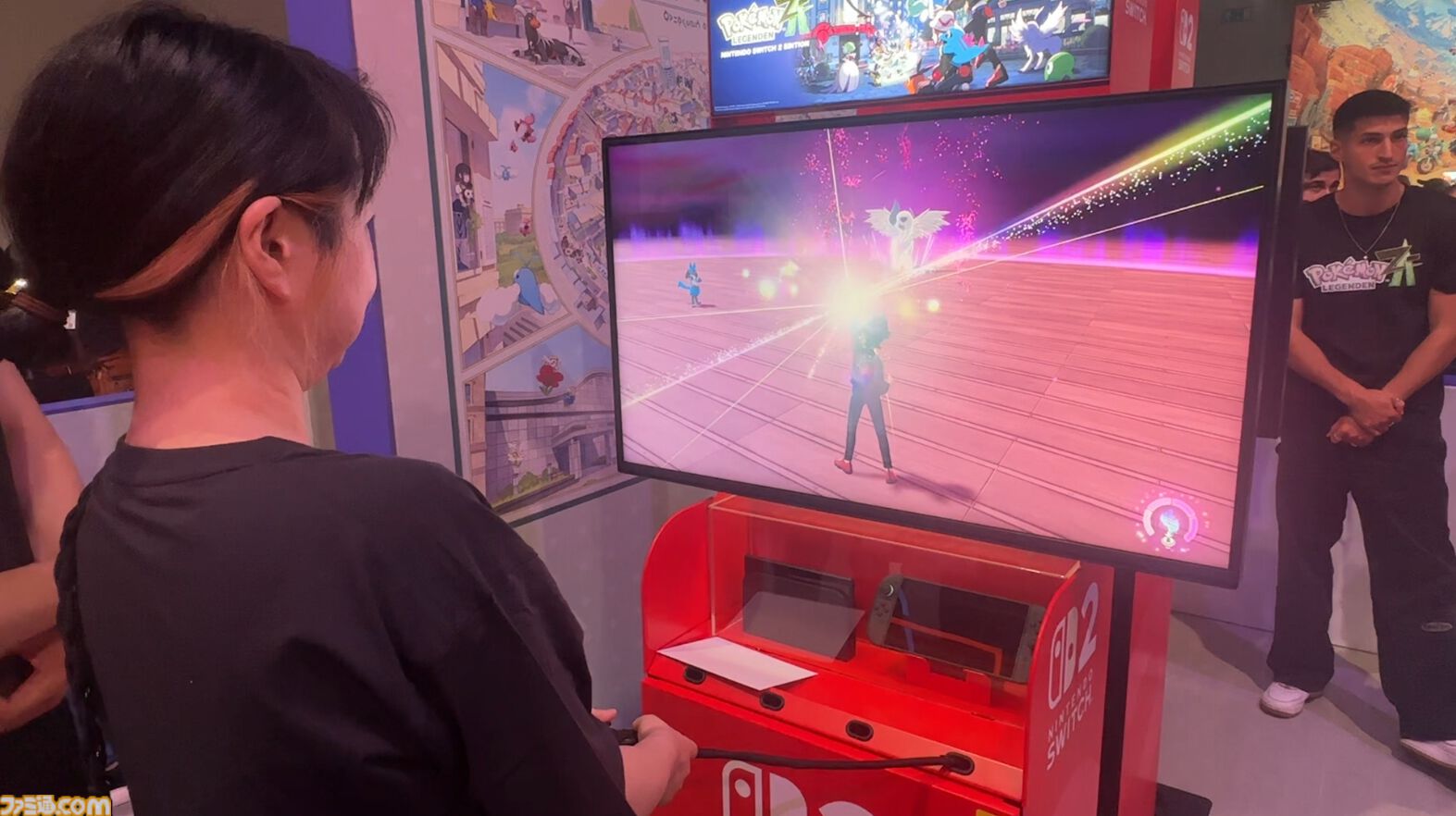 『ポケモンレジェンズZ-A』メガシンカはゲージを溜めて発動！ 時間制限ありだが、同バトルの中で再び発動できる。リアルタイムならではのアクション性のあるバトルが楽しい
