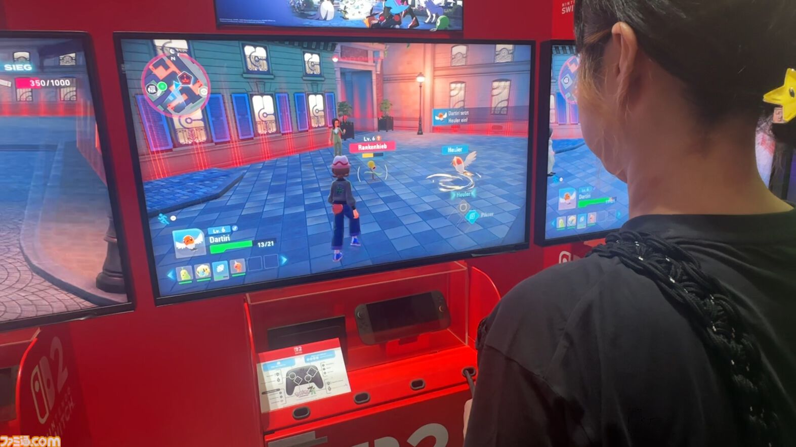 『ポケモンレジェンズZ-A』メガシンカはゲージを溜めて発動！ 時間制限ありだが、同バトルの中で再び発動できる。リアルタイムならではのアクション性のあるバトルが楽しい