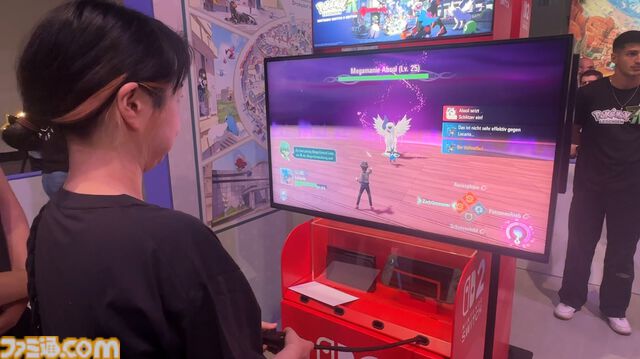 『ポケモンレジェンズZ-A』メガシンカはゲージを溜めて発動！ 時間制限ありだが、同バトルの中で再び発動できる。リアルタイムならではのアクション性のあるバトルが楽しい
