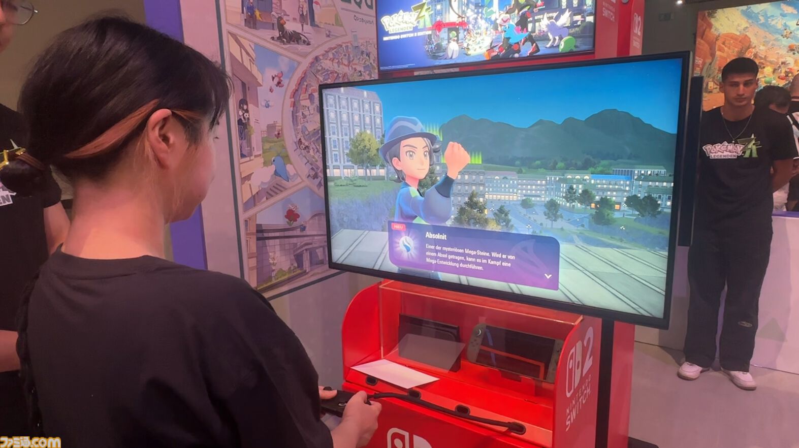 『ポケモンレジェンズZ-A』メガシンカはゲージを溜めて発動！ 時間制限ありだが、同バトルの中で再び発動できる。リアルタイムならではのアクション性のあるバトルが楽しい
