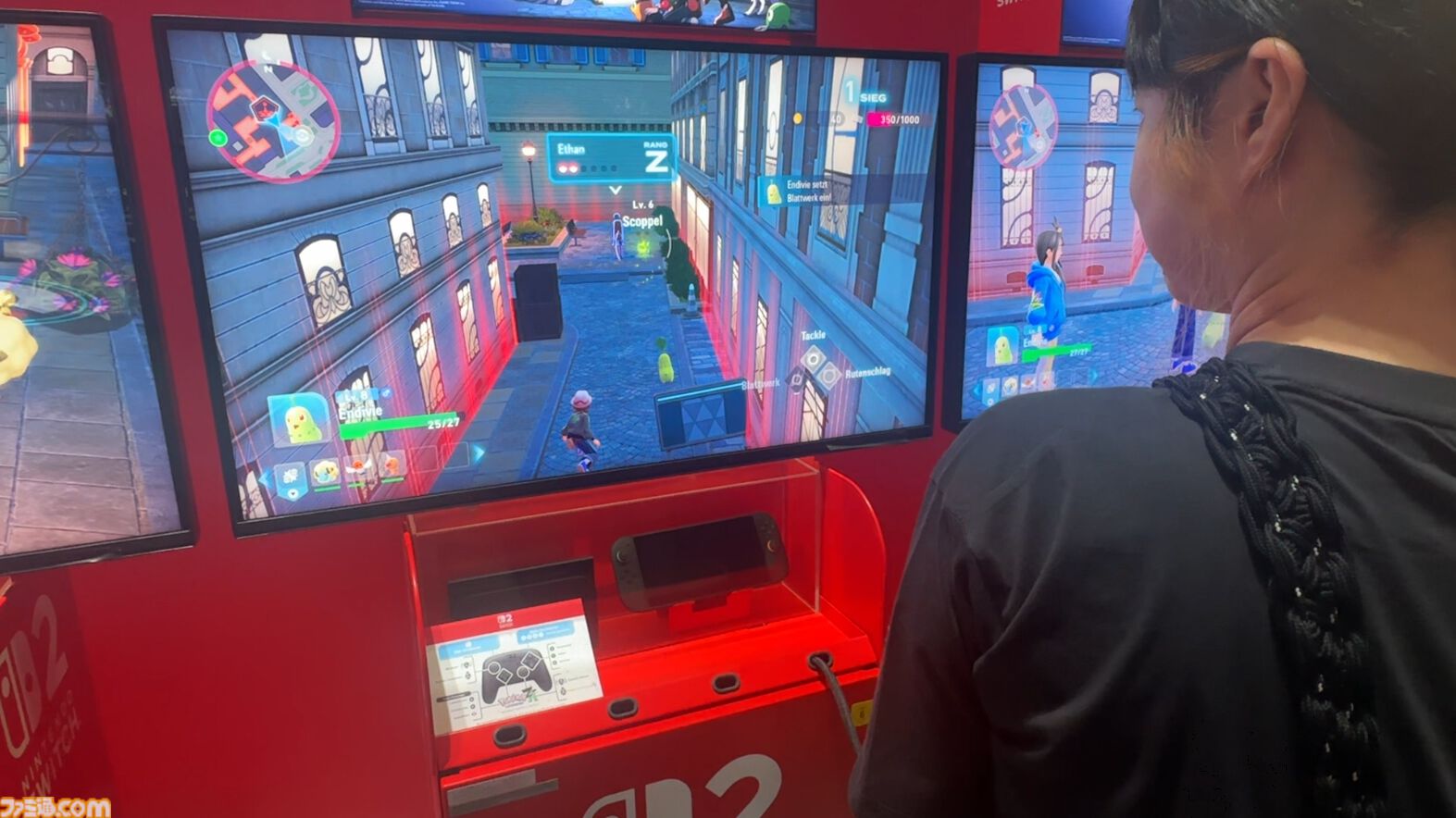 『ポケモンレジェンズZ-A』メガシンカはゲージを溜めて発動！ 時間制限ありだが、同バトルの中で再び発動できる。リアルタイムならではのアクション性のあるバトルが楽しい