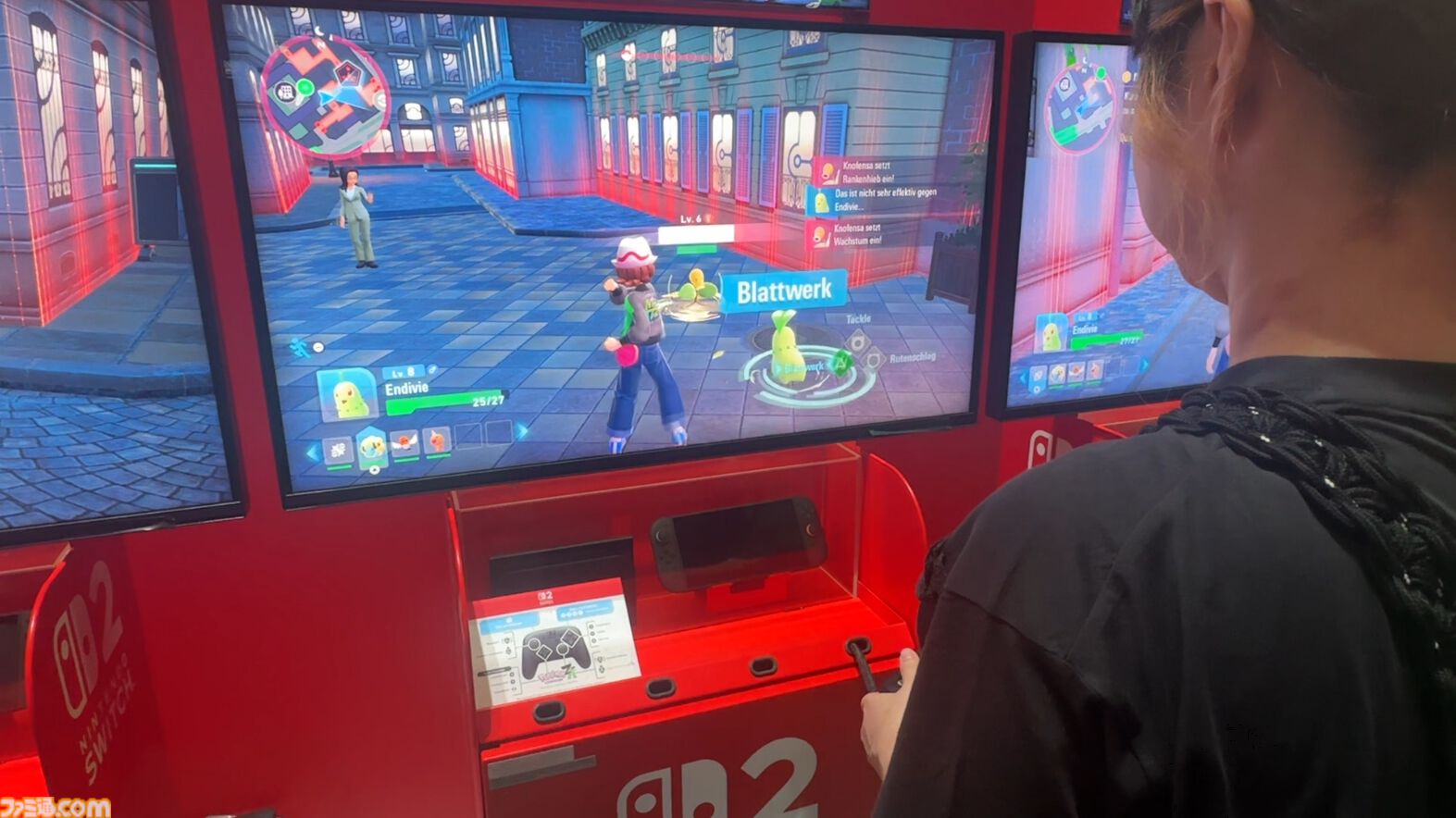 『ポケモンレジェンズZ-A』メガシンカはゲージを溜めて発動！ 時間制限ありだが、同バトルの中で再び発動できる。リアルタイムならではのアクション性のあるバトルが楽しい