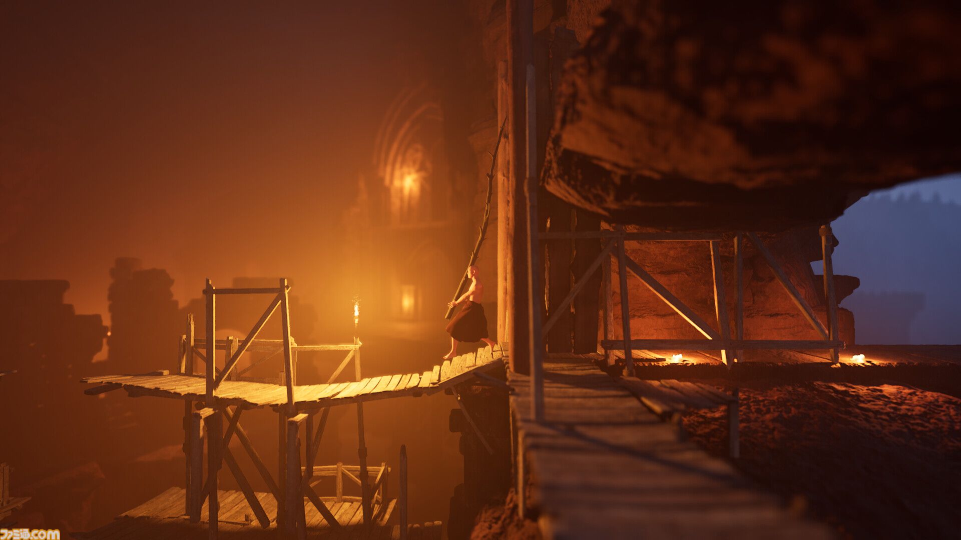 “壺おじ”ライク超高難度クライミングアクション『Vaulting Over It』デモ版がSteamに登場。棒を使って障害物を乗り越える、しかし棒がジャマ