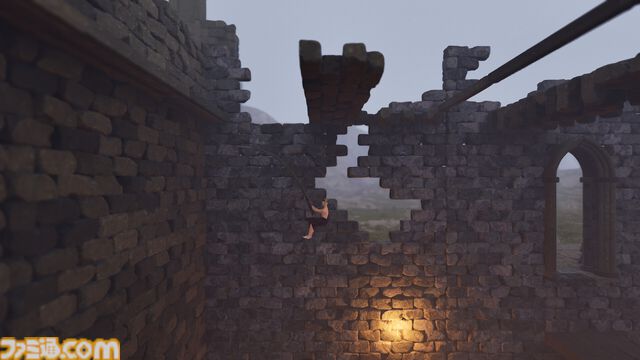 “壺おじ”ライク超高難度クライミングアクション『Vaulting Over It』デモ版がSteamに登場。棒を使って障害物を乗り越える、しかし棒がジャマ