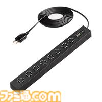 サンワの新たな電源タップが話題沸騰中！ 縦向きにも横向きにも、そしてあいだにもプラグを差せる“車輪差し構造”が革命的なデスク周りの配線で役立つアイテム