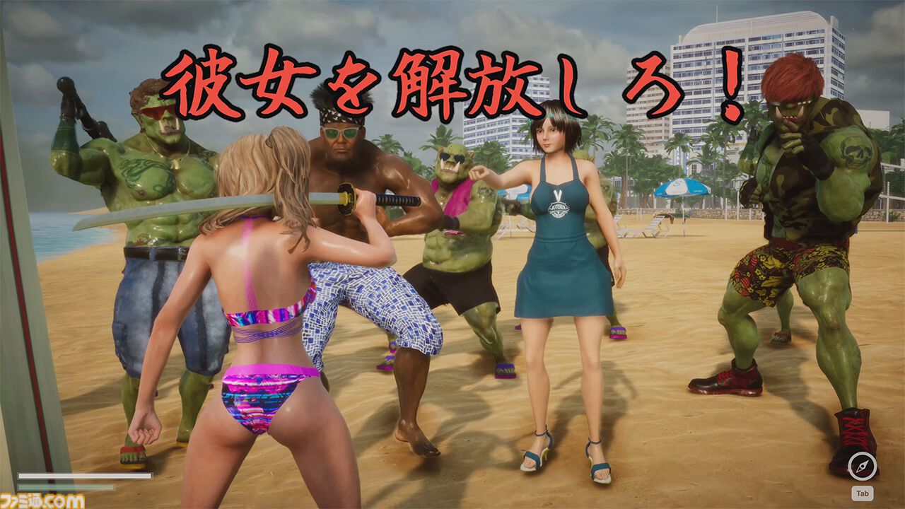 『グレート・タフ・ビキニ6』爽快ビキニアクションSteamで配信。セクシー美女が筋肉オークをなぎ倒すハクスラゲーム