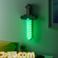 『マイクラ』ほぼ1/1スケールのダイヤモンドの剣のルームライトが8月上旬に発売。3つの点灯パターンで幻想的にライトアップ