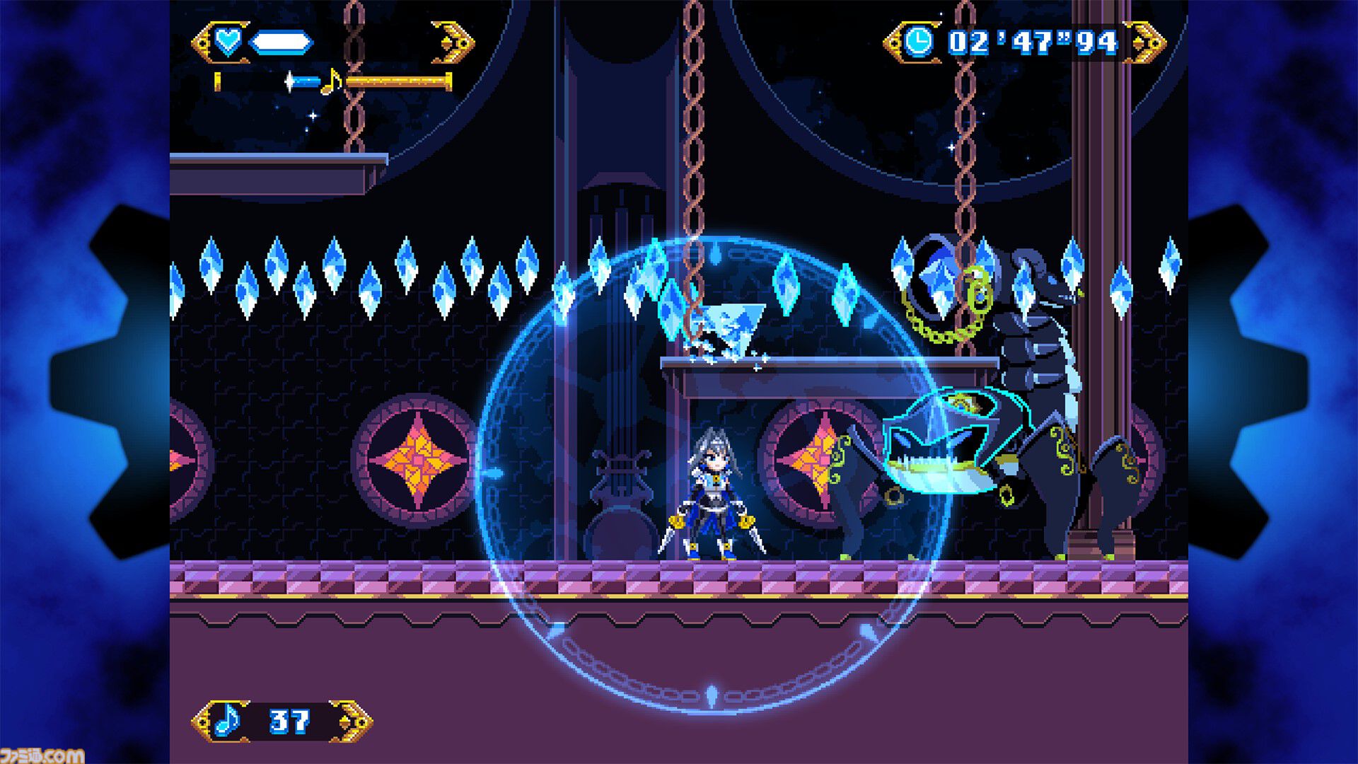 【ホロライブEN】『Chrono Gear: Warden of Time』時間をコントロールして戦うクロニー主役の2Dアクション9月12日リリース。ボスは別時空のラプラス？