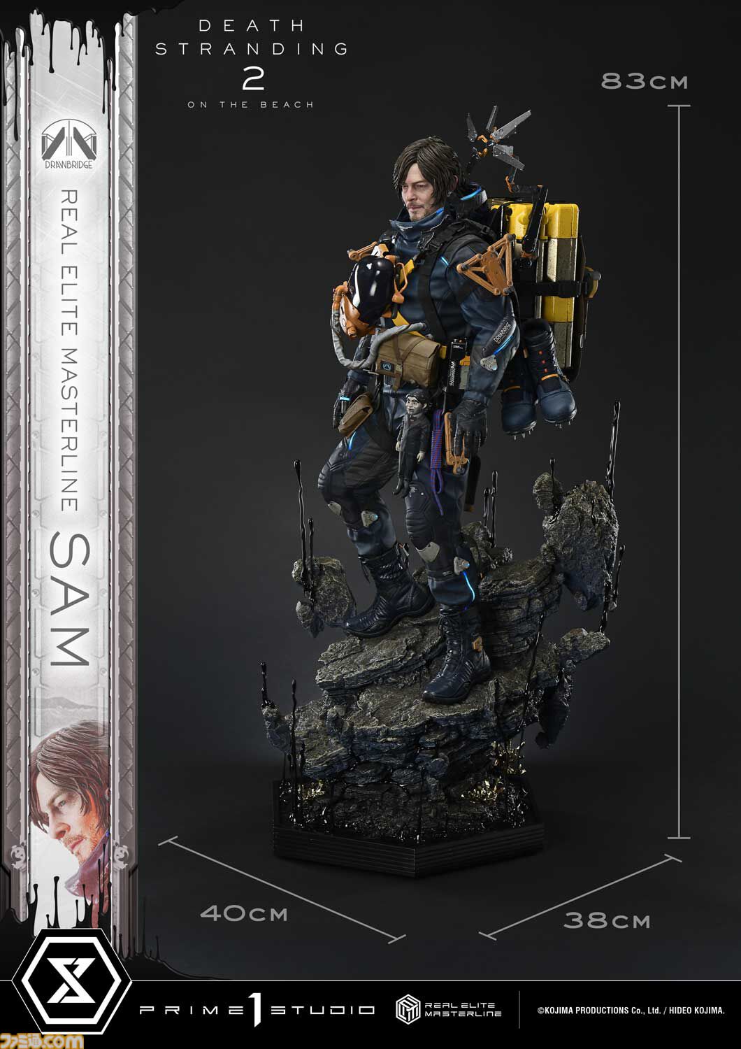 デススト2』サムの超精巧な1/3スタチューが予約開始。DXボーナス版のお