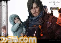 『デススト2』サムの超精巧な1/3スタチューが予約開始。DXボーナス版のお値段は約32万円で、小島秀夫氏サインプリント付ゴールド配達物も付属