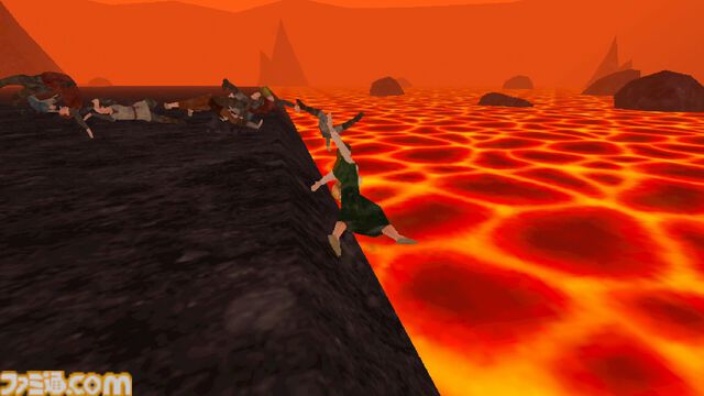 『Cheese Rolling』チーズ転がし祭りアクションがSteamで無料配信。勝利（チーズ）を掴むため、溶岩プールが待ち受けても転がっていく