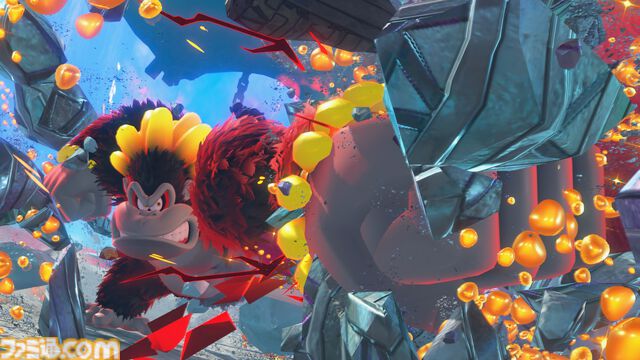 『ドンキーコング バナンザ』ボクセル技術を使った新作は手探りすぎて「どうやって作ったらいいかわかりません」からのスタート。破壊されて喜ぶ！ ワレルヤやポリーンの設定も訊く！