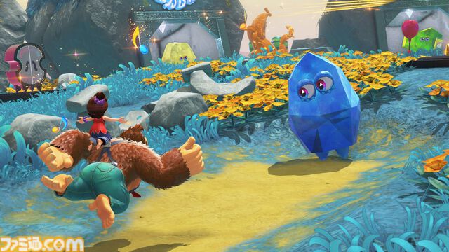 『ドンキーコング バナンザ』ボクセル技術を使った新作は手探りすぎて「どうやって作ったらいいかわかりません」からのスタート。破壊されて喜ぶ！ ワレルヤやポリーンの設定も訊く！