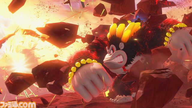 『ドンキーコング バナンザ』ボクセル技術を使った新作は手探りすぎて「どうやって作ったらいいかわかりません」からのスタート。破壊されて喜ぶ！ ワレルヤやポリーンの設定も訊く！