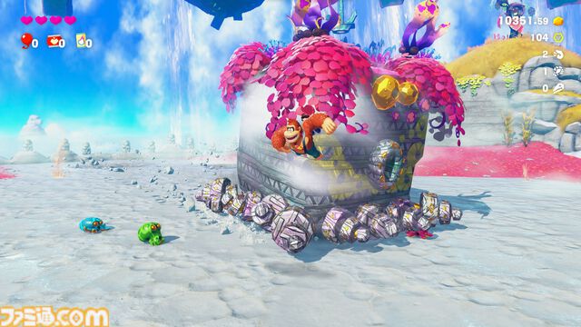 『ドンキーコング バナンザ』ボクセル技術を使った新作は手探りすぎて「どうやって作ったらいいかわかりません」からのスタート。破壊されて喜ぶ！ ワレルヤやポリーンの設定も訊く！